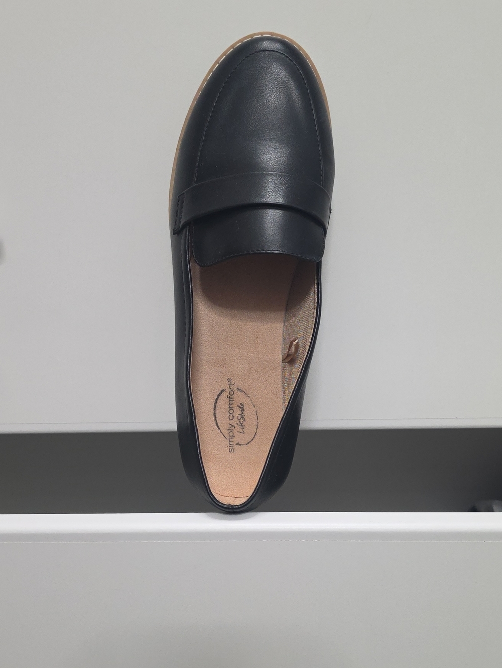 LifeStride - Black Slip-On Loafer - Classic Penny Loafer Style
